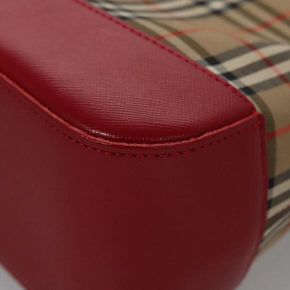 Burberry Nova Check Hand Bag Canvas Beige - Picture 16 of 16